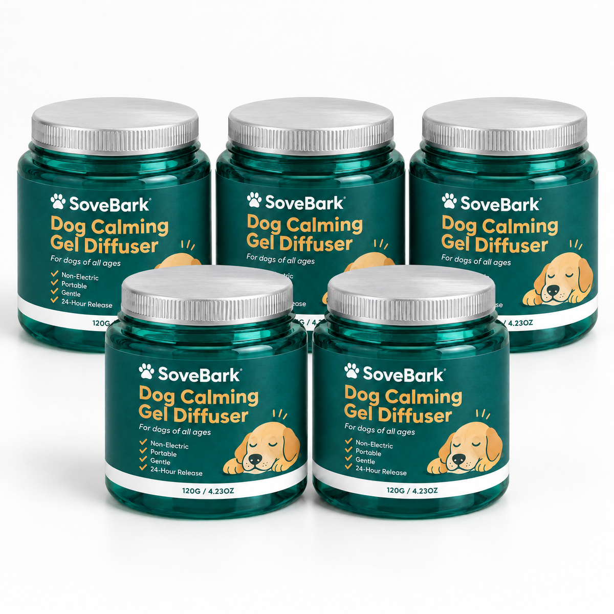 Buy 3 Get 2 Free: 5 SoveBark gel diffusers