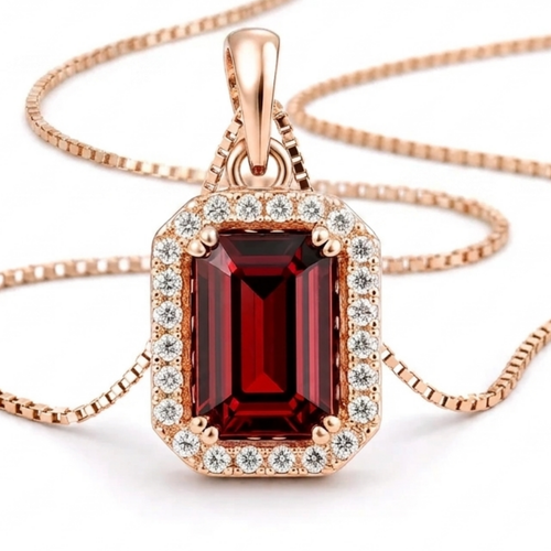 Sove Garnet Necklace