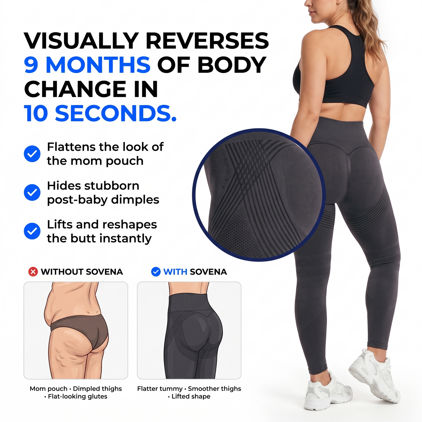 Sovena Postpartum Sculpting Leggings