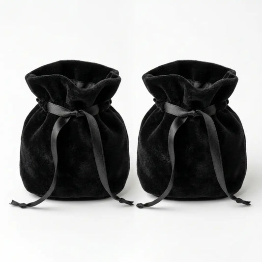 Black Velvet Pouch