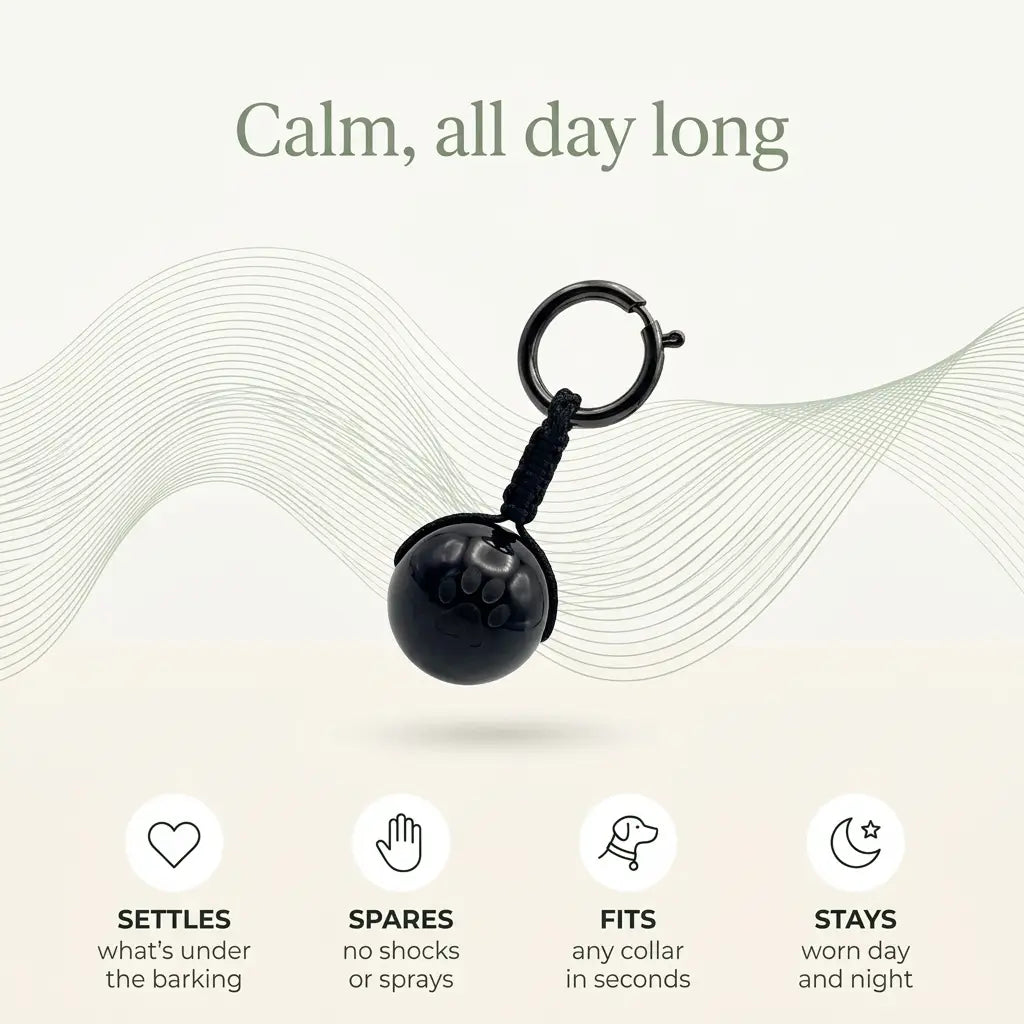 SoveBark - Anti-Barking Stone Pendant