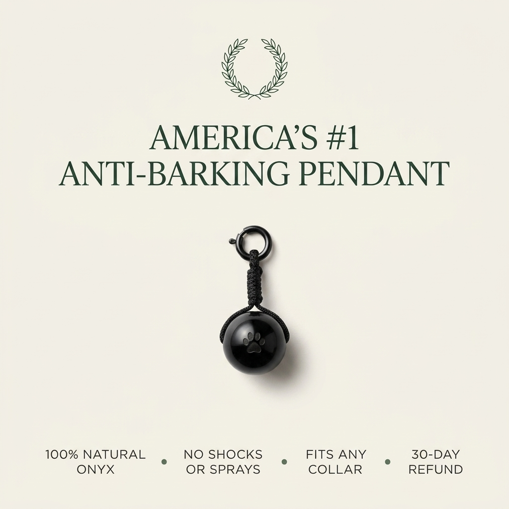 SoveBark - Anti-Barking Stone Pendant