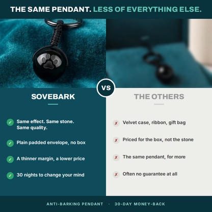 SoveBark - Anti-Barking Stone Pendant