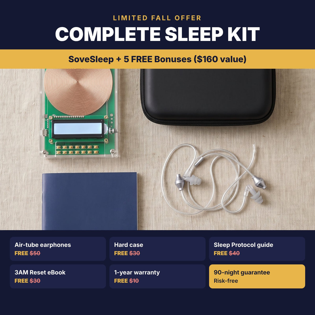 Complete Sleep Kit with 5 free bonuses